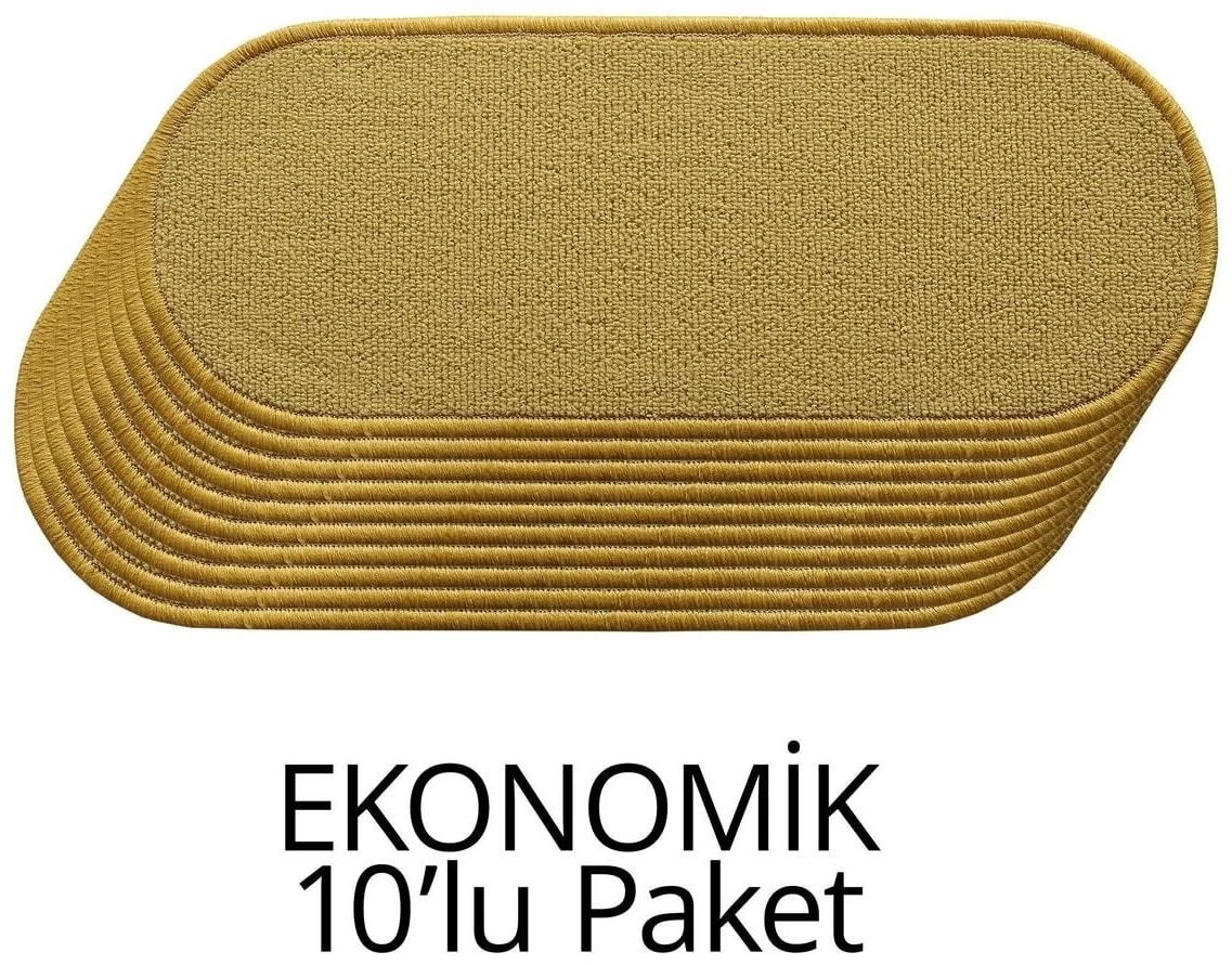 Bukle Halıdan Basamak Ve Merdiven Paspası 10’lu Paket