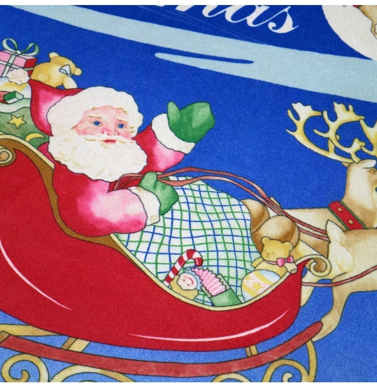 Merry Christmas Ve Santa Claus Temalı Halı