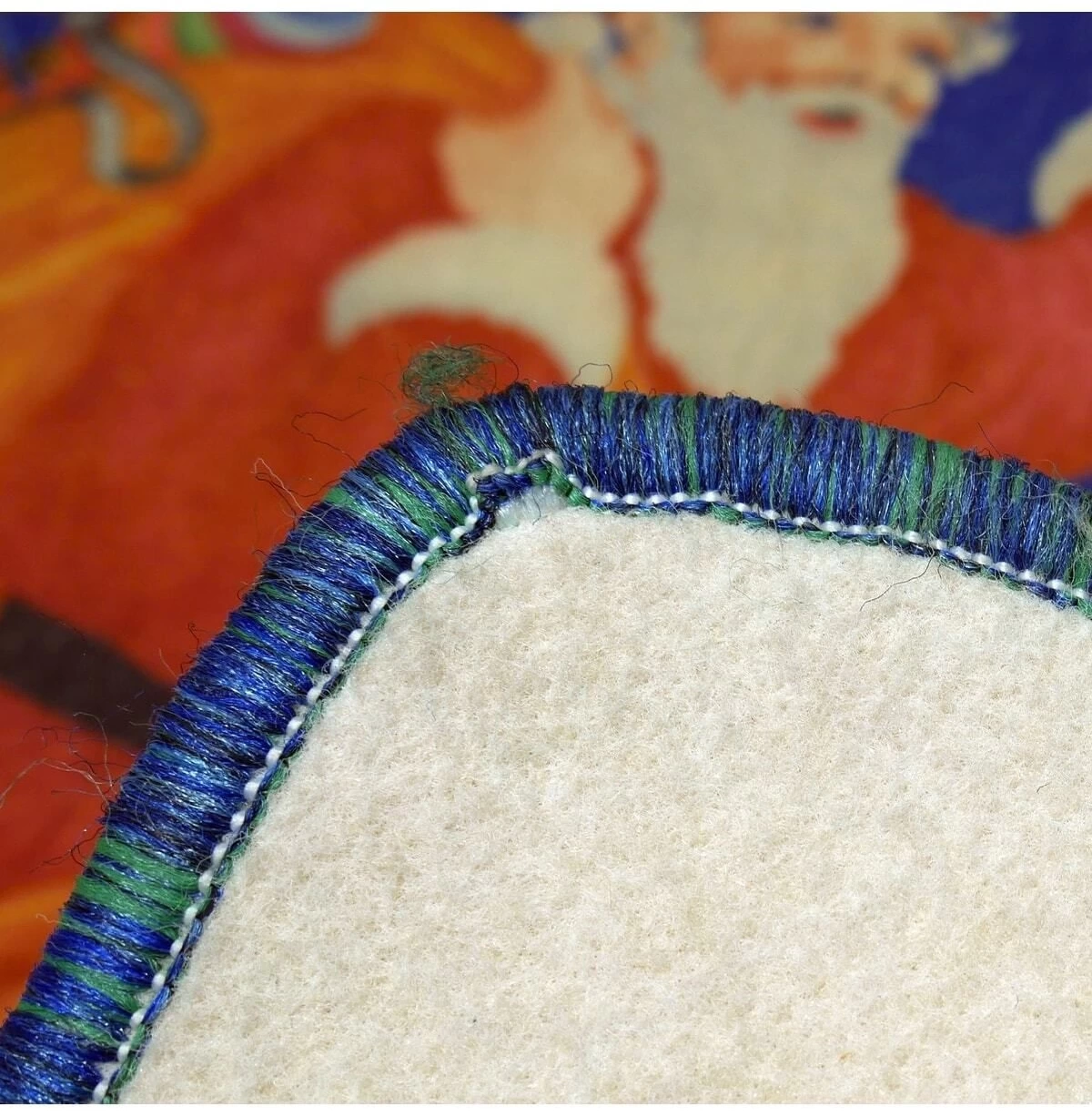 Santa Claus Ve Merry Christmas Temalı Halı