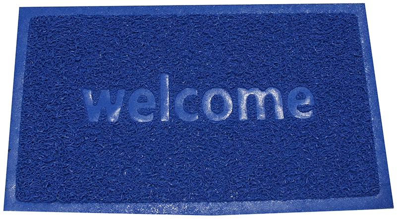 Welcome Baskılı Kıvırcık Kapı Önü Paspası