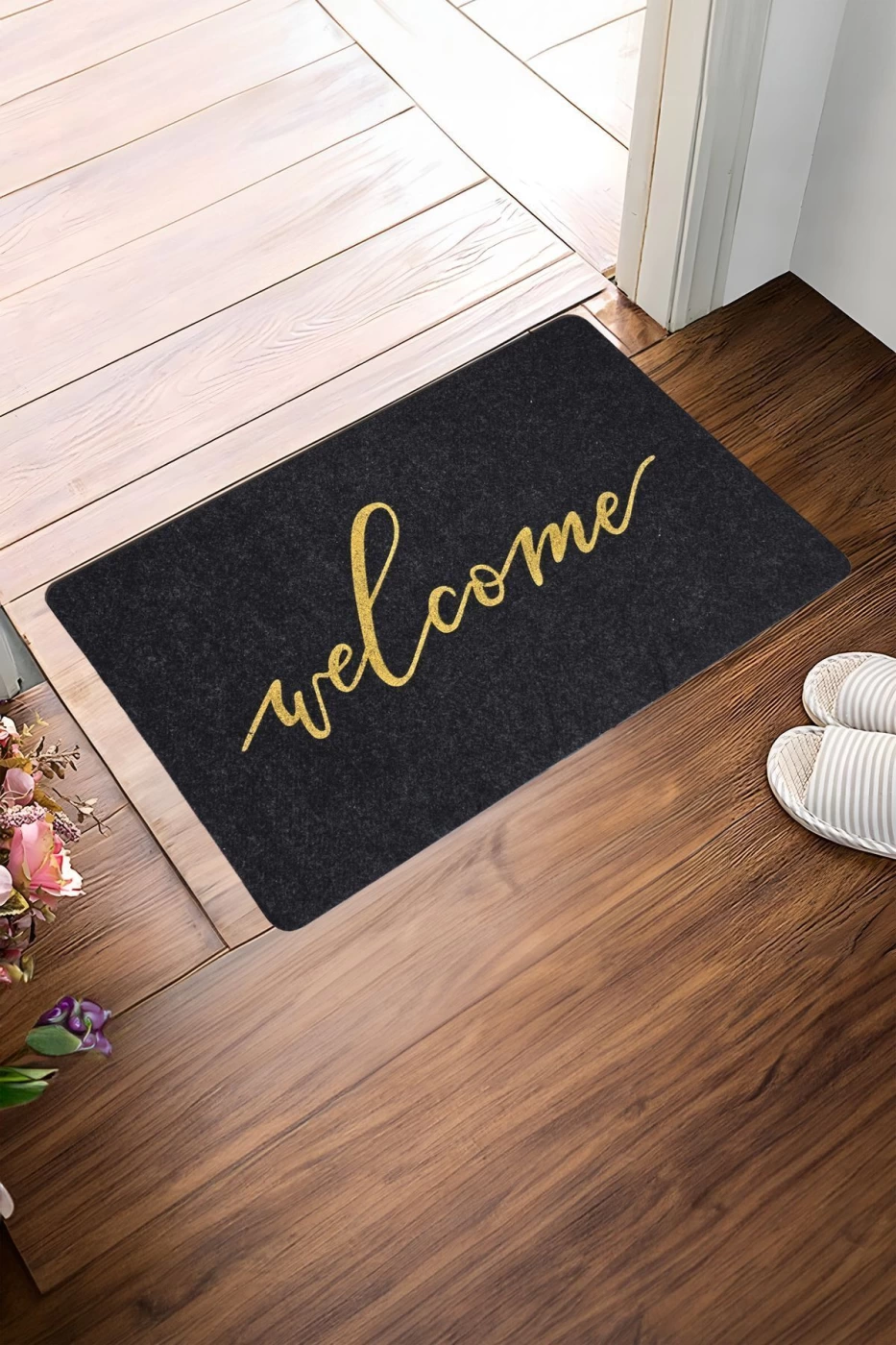 Welcome Kauçuk Tabanlı Kapı Önü Paspası